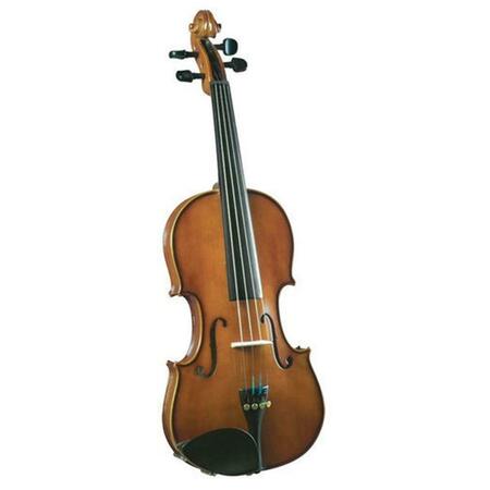 SAGA SV-130 .25 Cremona Novice .25 Size Violin Outfit with Ebony Fingerboard - Opaque Warm Brown SV-130 1/4